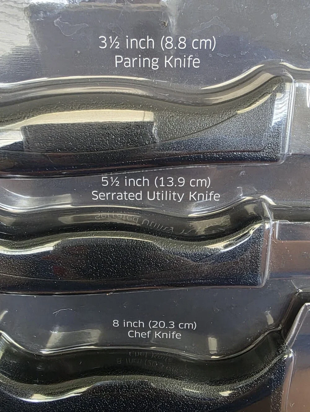 Crofton Chef's Collection Knifes 3 piece set Japanese Steel Cutlery Kitchen Cook